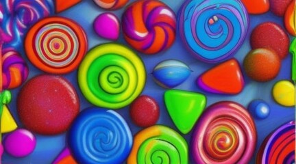 Fototapeta na wymiar colorful candy background. 