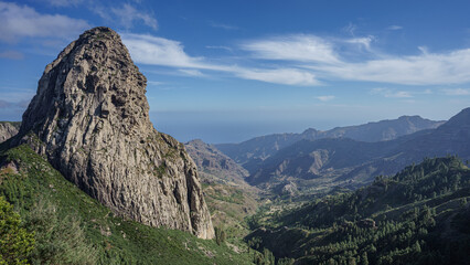 Roque de Agando, La Gomera