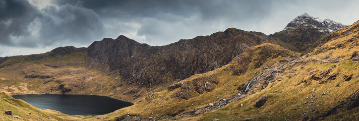 Heavy weather over the summit of Snowdon