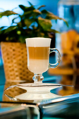 Latte, coffee shop