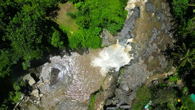 Tegenungan Waterfall is a waterfall in Bali, Indonesia. It is located at the village of Tegenungan Kemenuh, also known as Kemenuh Village on the Petanu River.