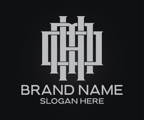 modern minimalist letter brand identity