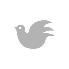 pigeons icon on a white background, vector illustration