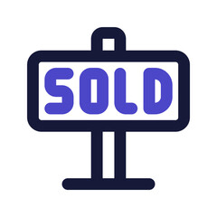 sold line color icon