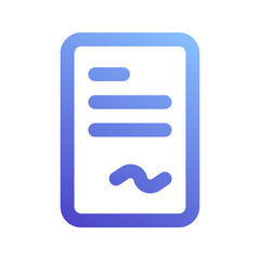 contract gradient icon