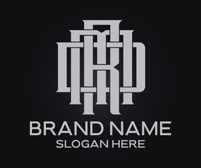 modern minimalist letter brand identity