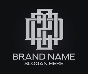 modern minimalist letter brand identity