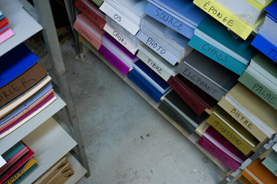 Atelier, papier, machine d'impression, imprimerie