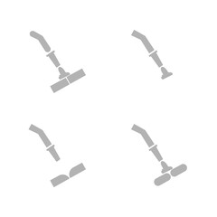 fire hose icon on white background, vector illustration