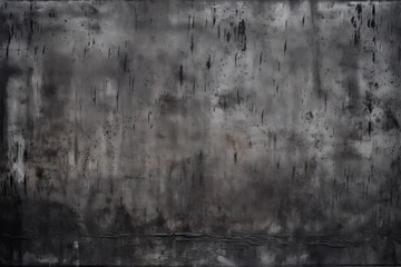 gritty, textured wall in black and white. Generative AI