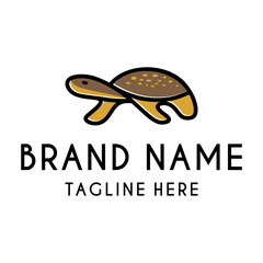 tortoise minimalist logo design. for business brands