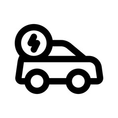 electric car icon