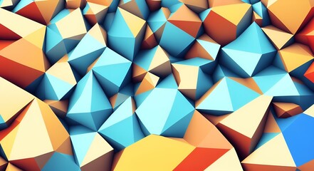Photo of Abstract Multicolored Shapes Backgroun