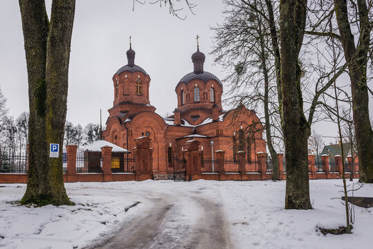 St Nicholas Orthodox Church in Bialowieza village, Podlasie region, Poland