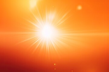 Obraz premium Radiant sunshine in a summery natural abstract backdrop with a gleaming sun. Generative AI