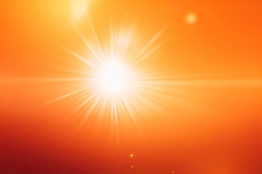 Radiant sunshine in a summery natural abstract backdrop with a gleaming sun. Generative AI