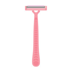 Razor for women on white background