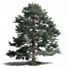 The 3D rendering of pine trees on transparent background is an excellent way to add depth and realism to your digital compositions and architecture visualizations. With its photorealistic look.
