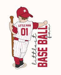 Baseball uniform vector, player vector