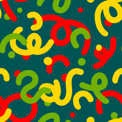 simple colorfull seamless pattern. Baby nursery design. Simple and abstract wrapping papper