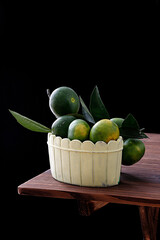 fruit oranges on a plate