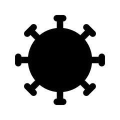 virus glyph icon