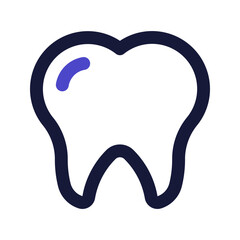 tooth line color icon