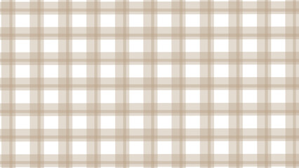 Brown plaid fabric texture as a background