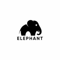 Fototapeta premium MODERN ELEPHANT STYLE VECTOR ILLUSTRATION