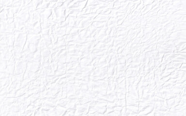 Blank white crumpled and creased paper poster texture background