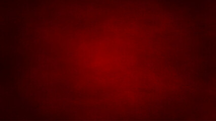 Red textured concrete wall background. Dark edges image