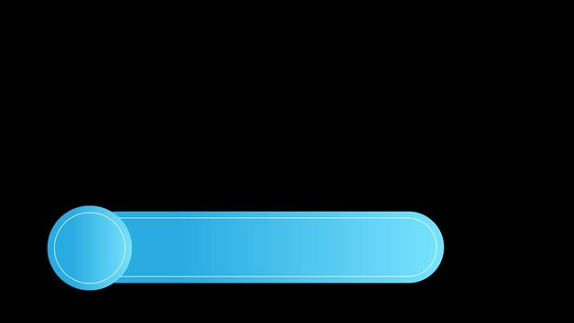 Blue animated lower third with transparency, lower third