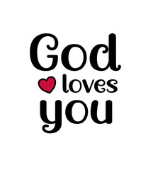 God loves you – Beautiful Christian message about the love of God
