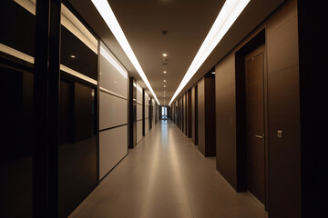 Internal lighting of buildings. AI Generated