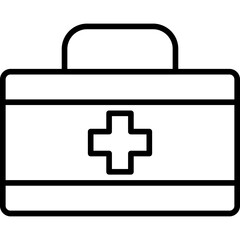 Obraz premium First Aid Box Icon