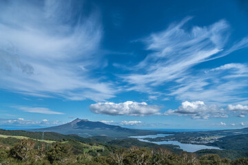 飛ぶ雲と駒ヶ岳