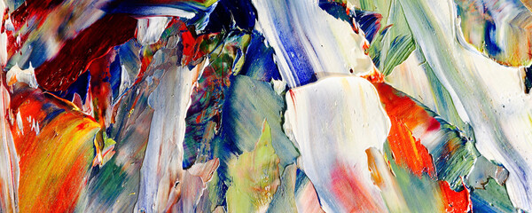 Colorful abstract background wallpaper. Modern motif visual art. Mixtures of oil paint. Trendy hand painting canvas. Wall decor and Wall art prints Idea. 3D texture.	
