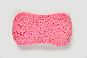 texture of a pink sponge close-up - obrazy, fototapety, plakaty