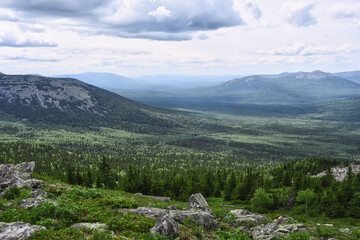 Mountain landscape near Big Nurgush