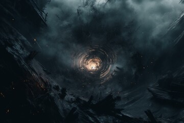 An atmospheric whirlwind called the vortex. Generative AI