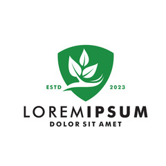 Abstract green leaf logo icon vector design. Landscape design, garden, Plant, nature and ecology vector logo.