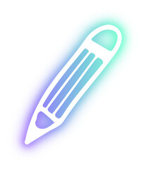 Set of business neon