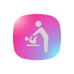 Child Care - Pictogram (icon) 