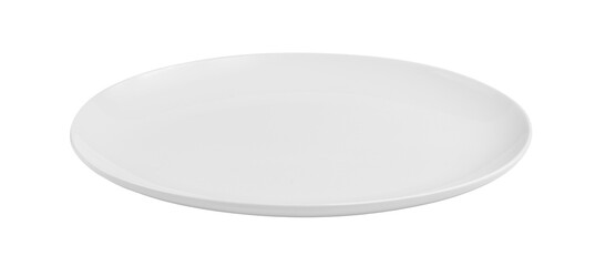 Empty plate isolated on transparent png