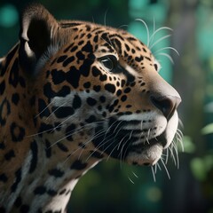 Obraz premium close up portrait of a leopard