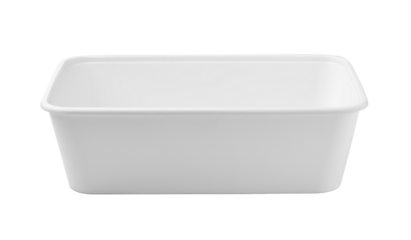 Plastic food box isolated on transparent png