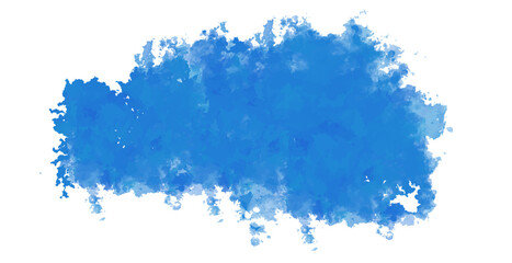 blue watercolor splashes abstract background