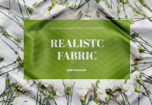 Realistic Cotton Fabric Mockup