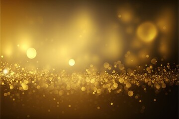 Abstract bright glitter gold background - Generative AI - Generative