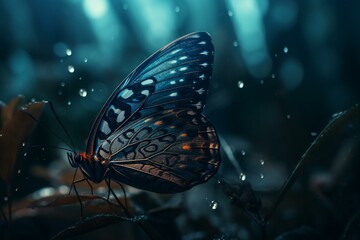 Fototapeta na wymiar A depiction of a butterfly-inspired mood. Generative AI
